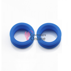 Inele pentru protectie foarfece de tuns sau de filat din silicon, set 2 bucati Albastre